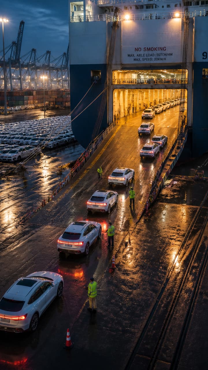 Погрузка на судно